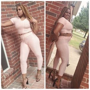 COPY - Light Pink 2 piece Leggings set